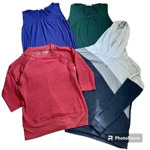 Four MATERNITY and NURSING Comfy Tops